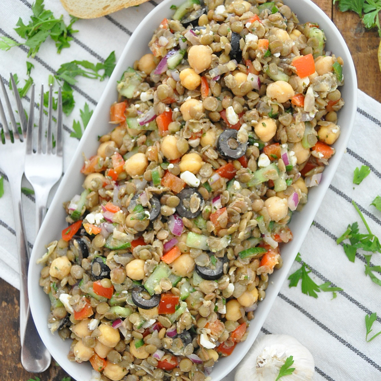 Mediterranean Lentil Salad: 30-Minute Zesty Vegan Recipe